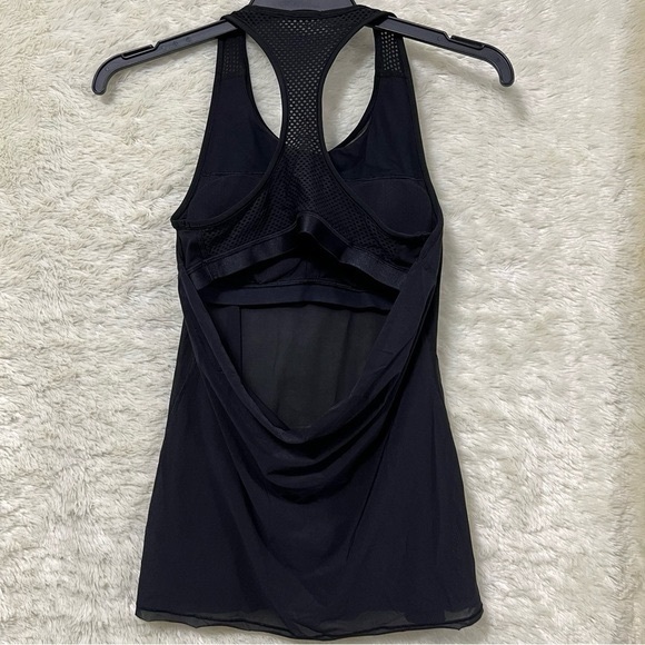 Lululemon Fit Physique Tank Racerback Mesh In Black - Picture 4 of 7